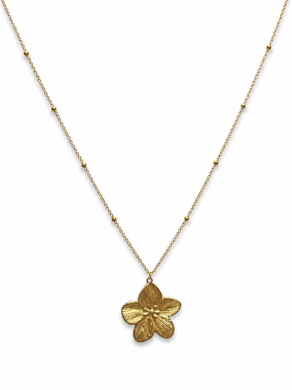 Sautoir fleur