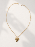 Collier Cœur Doré Élégant